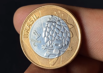 Moeda de R$ 1 do mascote Tom com erro raro pode chegar a R$ 1.000: descubra já