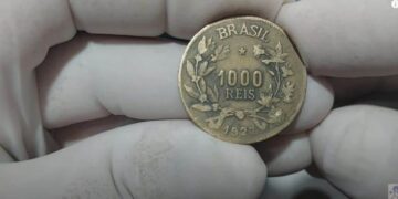 Moeda de 1000 Réis de 1927: o erro de fabricação que pode render até R$ 10 mil