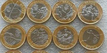 Moedas de 1 real das Olimpíadas: descubra como um simples troco pode render até R$ 900