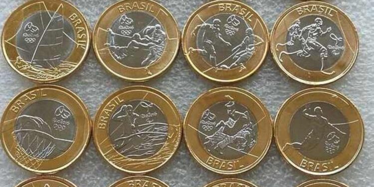 Moedas de 1 real das Olimpíadas: descubra como um simples troco pode render até R$ 900